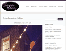 Tablet Screenshot of charlestonuplighting.com